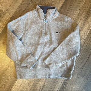 Vineyard Vines 2T Gray Quarter Zip Pullover